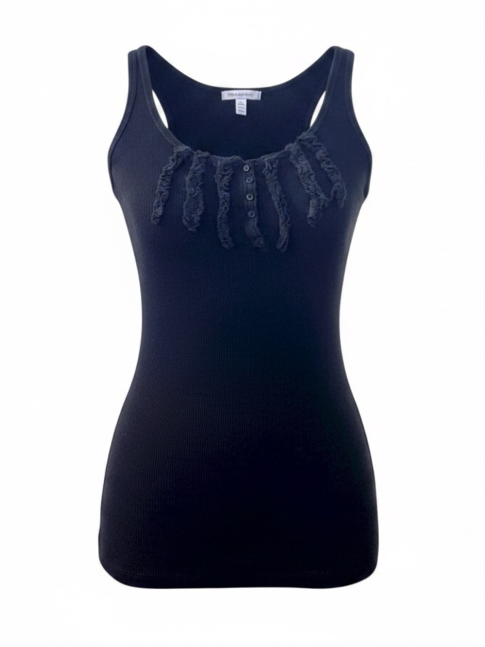 Poof Excellence Women’s Fitted Tank Top. Black. Small